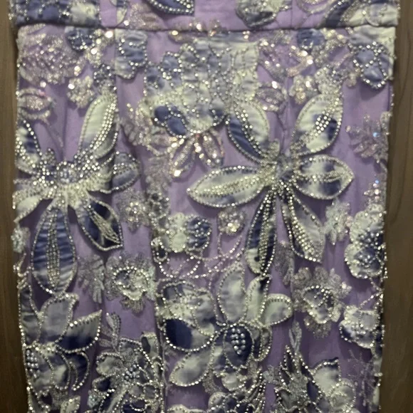 Dress the Population lilac sequin gown - Picture 7 of 13